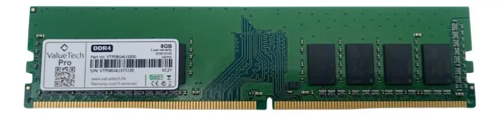 MEMORIA RAM | VALUETECH | 8GB | DDR4 | 3200MHZ  | PC4-3200 | UDIMM | PARA PC