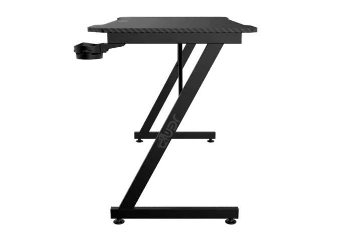MESA | JEMIP | GOLD GRAGON | 12X60X75 | INCLUYE MOUSE PAD | PORTA TAZA | PORTA AUDIFONO | NEGRO