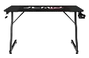 MESA | JEMIP | MIDNIGHT WYRM | 140X70X75 CM | MOUSE PAD | PORTA TAZA | PORTA AUDIFONOS | NEGRO