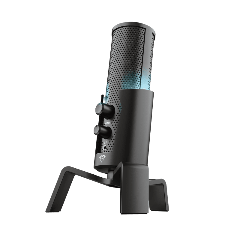 MICROFONO | TRUST | GXT 258W FYRU | 4 EN 1 | 30HZ- 18000HZ | LED | USB | NEGRO