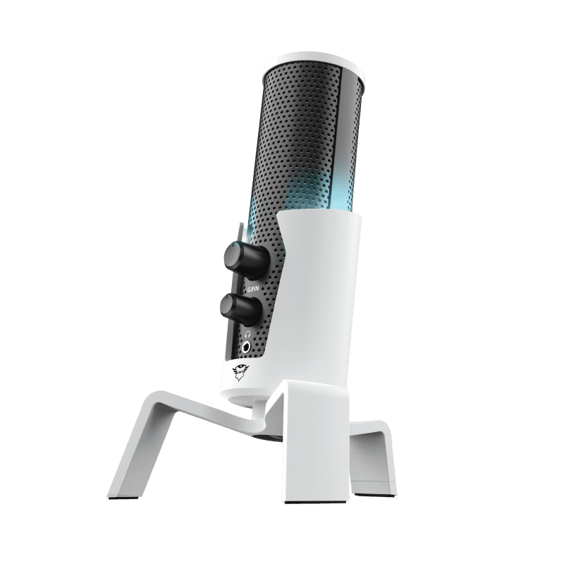 MICROFONO | TRUST | GXT 258W FYRU | 4 EN 1 | 30HZ- 18000HZ | LED | USB | BLANCO