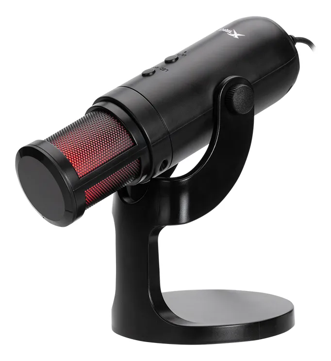MICROFONO PRO | XTRIKE ME | XMC-03 | OMNIDIRECCIONAL | RGB | USB 2.0 | NEGRO