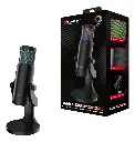 MICROFONO PRO | XTRIKE ME | XMC-03 | OMNIDIRECCIONAL | RGB | USB 2.0 | NEGRO