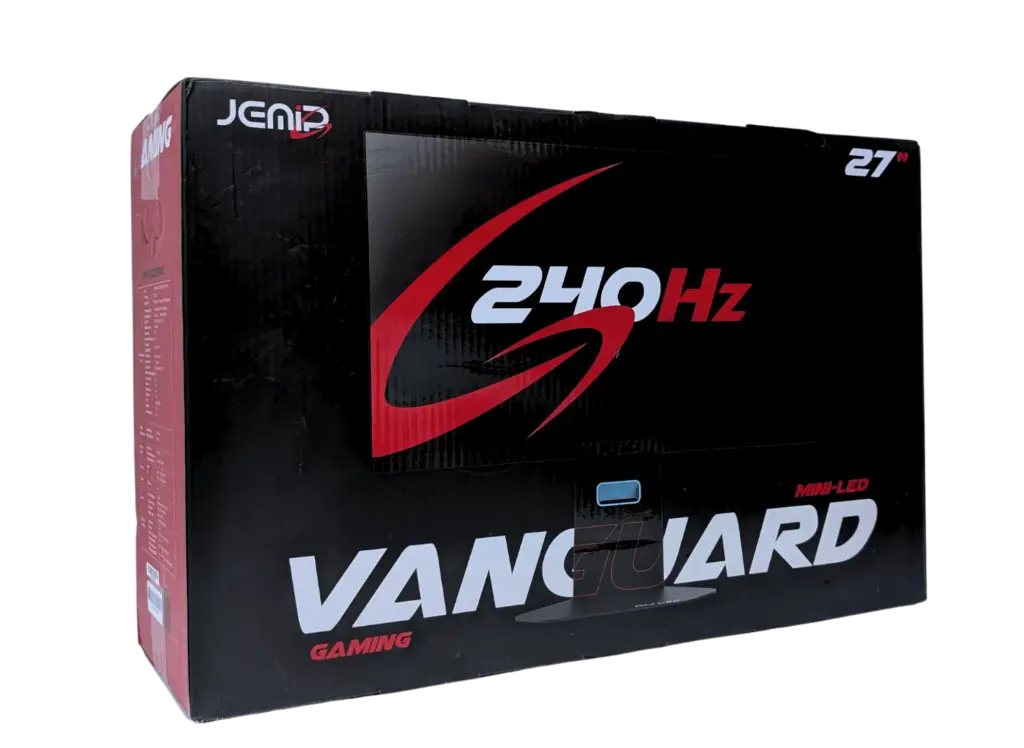 MONITOR | JEMIP | 27" | GAMING VANGUARD | MINI LED QHD | 2560 X 1440 | 240Hz | IPS | RGB | 2X HDMI - 2X DPORT | NEGRO