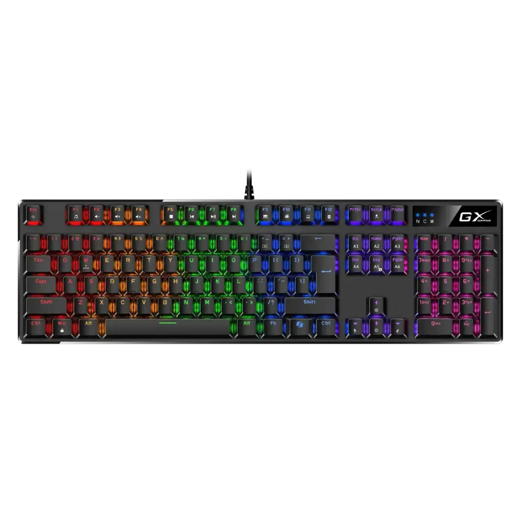 TECLADO | GENIUS | GAMING | SCORPION K2 | MECANICO | RAINBOW | ESPANISH | USB | NEGRO