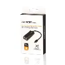 CABLE ADAPTADOR ARGOM TIPO C A RJ45 GIGABIT NEGRO ARG-CB-0062