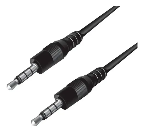 CABLE ARGOM DE AUDIO | 3.5MM | 3 MTS | NEGRO | PLUG A PLUG | ARG-CB-0032