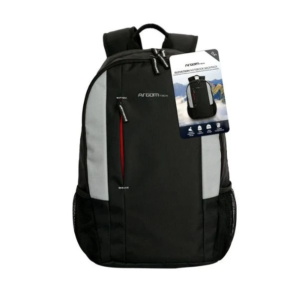 MORRAL PARA LAPTOP | ARGOM | ELEVATION | 15.6" | NEGRO | ARG-BP-0718BK