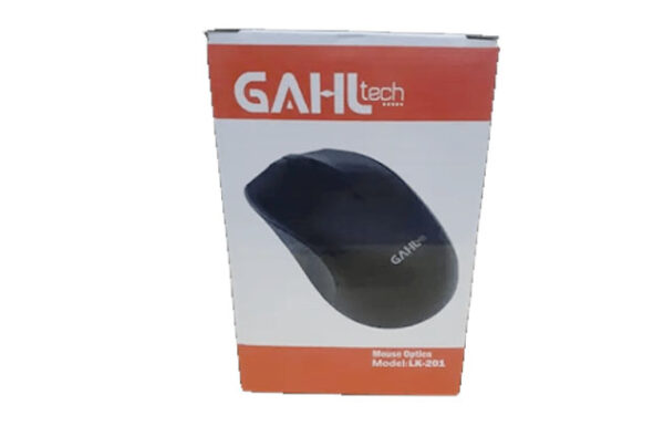MOUSE | GAHL TECH | OPTICO | LED | 8100DPI | USB 2.0 | NEGRO | LK-201
