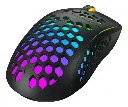 MOUSE | GAMEMAX | GAMING | MG8 | 6400DPI | 6 BOTONES | CARCASA TIPO PANAL | LED RGB | AMBIDIESTRO | USB | NEGRO