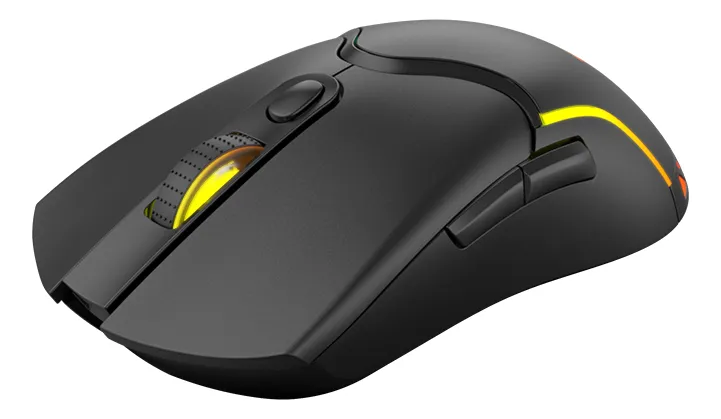 MOUSE | GAMING | ALAMBRICO E INALAMBRICO | 2.4G | XTRIKE ME | GW-610 | OPTICAL | 8000DPI | USB+2.4G | 7D | RGB | NEGRO