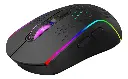MOUSE | GAMING | ALAMBRICO E INALAMBRICO | 2.4G | XTRIKE ME | GW-611 | OPTICAL | 8000DPI | USB+2.4G | 7D | RGB | NEGRO