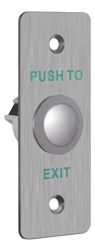 BOTON DE SALIDA | HIKVISION | DS-K7P02 | METALICO | ALUMINIO 90X35X28.9 MM