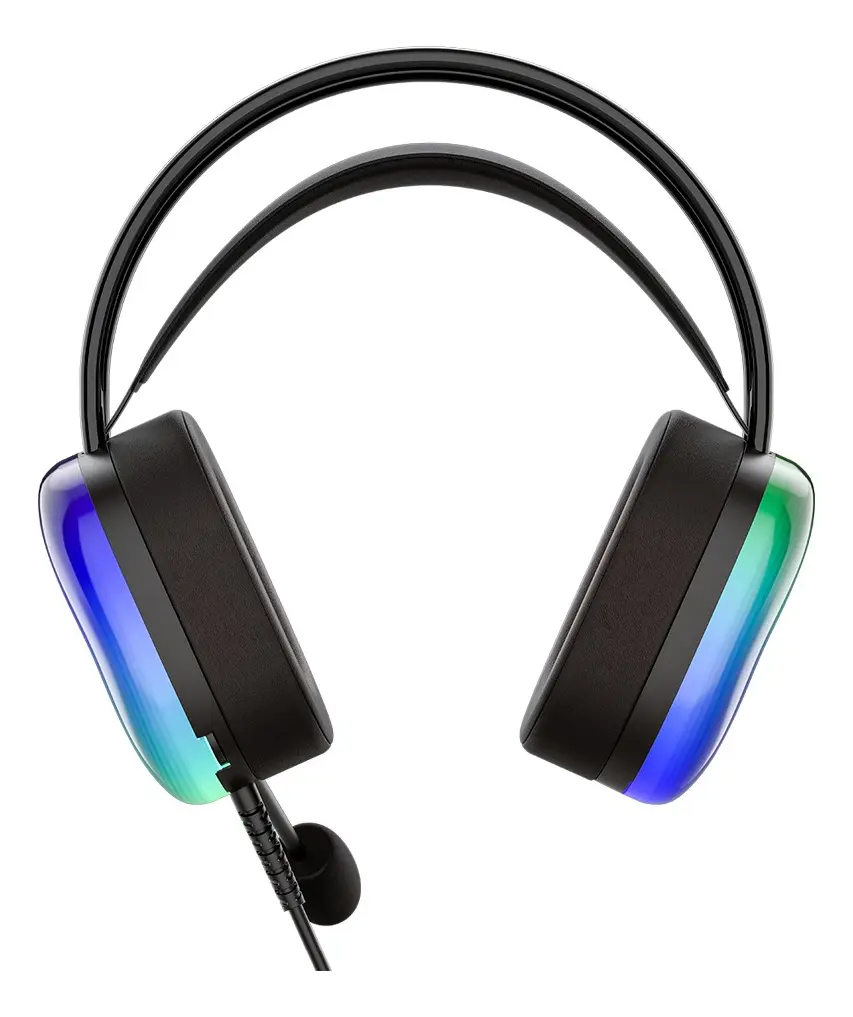 AUDIFONOS FANTECH AURORA 7.1 | HG29 | HEADSETS | CABLEADOS NEGRO