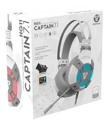 AUDIFONOS FANTECH CAPTAIN | HG11 | GAMING | HEADSET (BL)
