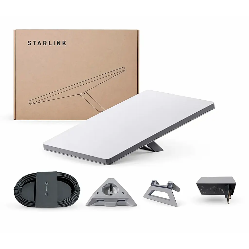 ANTENA STARLINK | MINI | KIT INTERNET SATELITAL | HASTA 200MBPS | ROUTER INCLUIDO EN ANTENA
