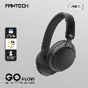 AUDIFONOS | FANTECH | GO FLOW | WH07A | HEADPHONES | INALAMBRICOS NEGROS