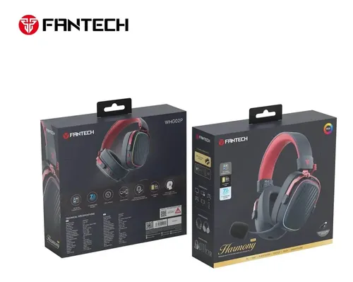 AUDIFONOS | FANTECH | HARMONY PRO | WHG02P | HEADSETS | INALAMBRICO | AZUL DARK