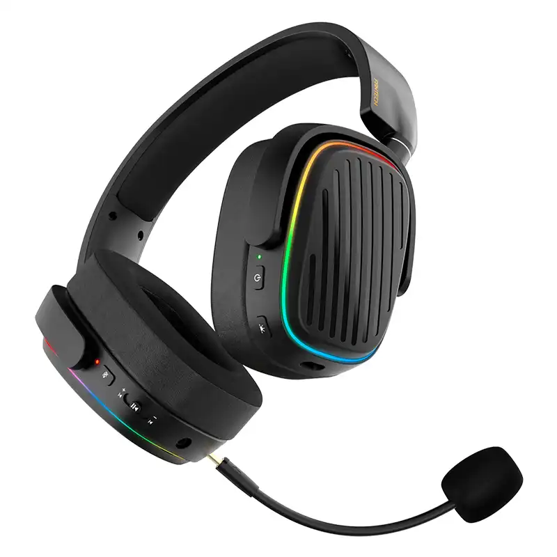 AUDIFONOS | FANTECH | HARMONY | WHG02 | HEADSETS | INALAMBRICO | NEGRO