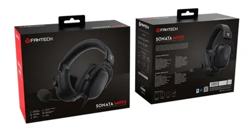 AUDIFONOS | FANTECH | SONATA | MH90 | HEADSETS | CABLEADOS | NEGRO