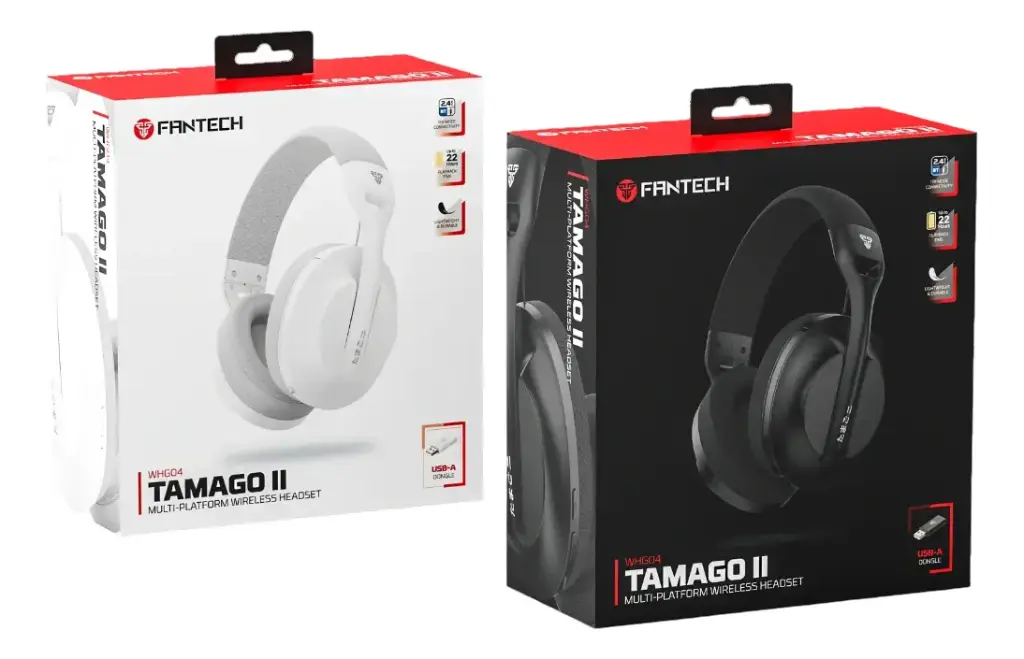 AUDIFONOS | FANTECH | TAMAGO II | WHG04 | HEADSETS | INALAMBRICOS | BLANCOS