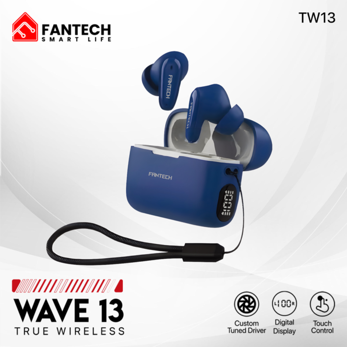 AUDIFONOS | FANTECH | WAVE 13 | TW13 | INALAMBRICOS | AZUL
