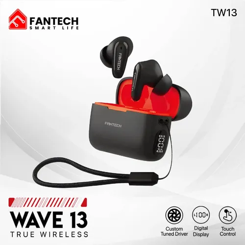 AUDIFONOS | FANTECH | WAVE 13 | TW13 | INALAMBRICOS | NEGRO