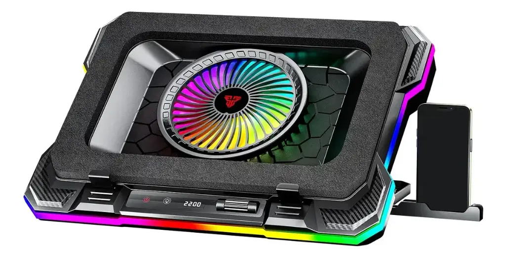BASE DE ENFRIAMIENTO | COOLING PAD | FANTECH | NC22 | NEGRA
