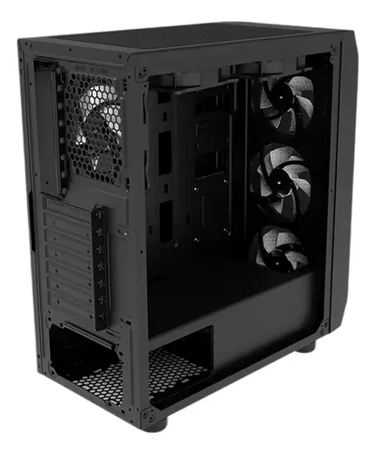 CASE | GAMING | FANTECH | AERO2 | CG83 ATX NEGRO+ 4 FANCOOLER RGB