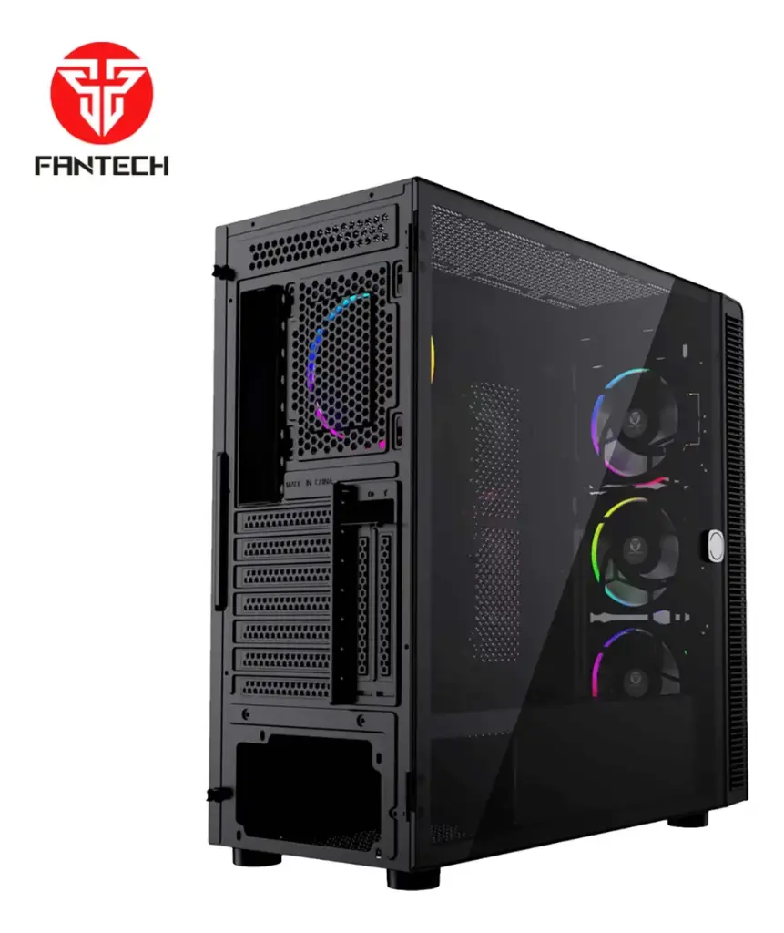 CASE | GAMING | FANTECH | HEXA XL | CG82 EATX NEGRO + 4 FANCOOLER RGB