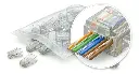 BOLSA DE CONECTORES | RJ45 | CAT6 | PASS THROUGH | 100 UNIDADES | WESTERLAN