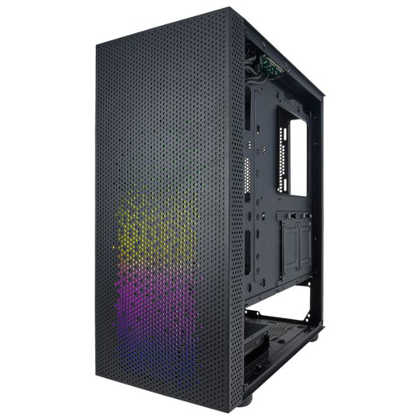 CASE AZZA GAMING CELESTA 340F ATX MID TOWER NEGRO 3XUSB 1HD AUDIO FAN ARGB VIDRIO TEMPLADO