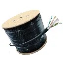 CABLE UTP | POR METRO | CAT5E | PARA EXTERIORES | BLACK 24 | 4P | OUTDOOR