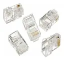 CAJA DE CONECTORES | RJ45 | CAT5 | 100 UNIDADES | WIREPLUS