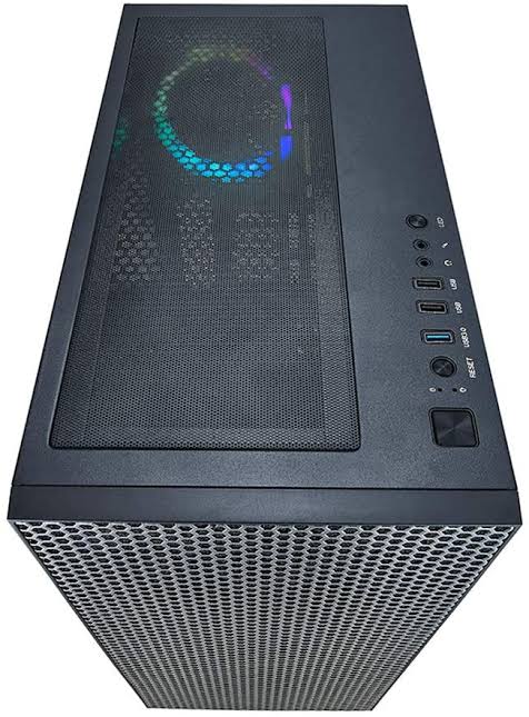 CASE AZZA GAMING HIVE 450 ATX MID TOWER NEGRO 3USB 1 AUDIO HD ARGB LATERALVIDRIO TEMPLADO
