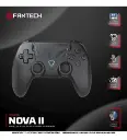 GAMEPAD | FANTECH | NOVA II | WGP16 | INALAMBRICO | NEGRO