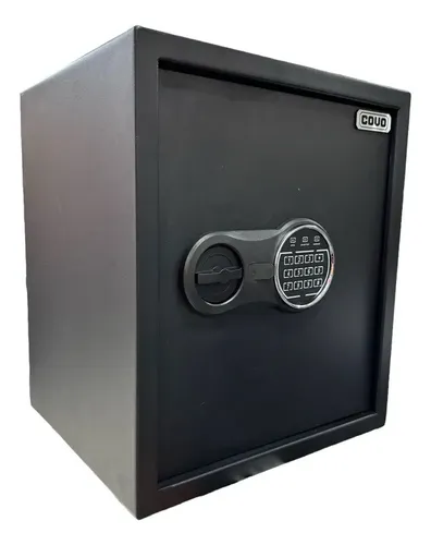 CAJA DE SEGURIDAD ELECTRONICA | 40 X 35CM | COVO | PERNOS DE ACERO INOXIDABLE | CODIGO HASTA 8 DIGITOS | LLAVE DE EMERGENCIA | BATERIAS NO INCLUIDAS | CV-SFB-4035