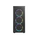 CASE AZZA GAMING PRIME 360 ATX MID TOWER GAMING NEGRO 3XUSB 1 HD AUDIO 3X FAN ARGB VIDRIO TEMPLADO