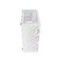 CASE AZZA GAMING SPECTRA ATX MID TOWER BLANCO | 3XUSB | 1HD AUDIO FAN ARGB | VIDRIO TEMPLADO