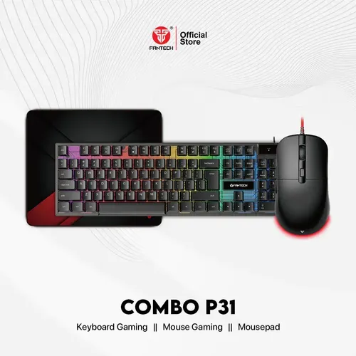 KIT TECLADO + MOUSE | FANTECH | P31 | GAMING | 3 EN 1