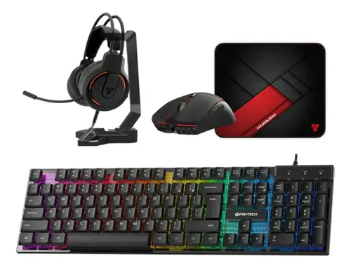 KIT TECLADO + MOUSE | FANTECH | P51 | GAMING | 5 EN 1