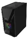 CASE GAMDIAS GAMING ATHENA E1 ELITE ATX | 3X USB | HD AUDIO | FAN ARGB 12CM | FRONTAL MALLA - LATERAL VIDRIO NEGRO