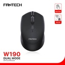 MOUSE | FANTECH | SILENT W190 | NEGRO