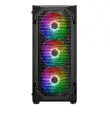 CASE GAMDIAS GAMING AURA GC1 ATX | 3X USB | AUDIO HD | 4X FAN ARGB 12CM | FRONTAL MALLA | LATERAL VIDRIO | NEGRO