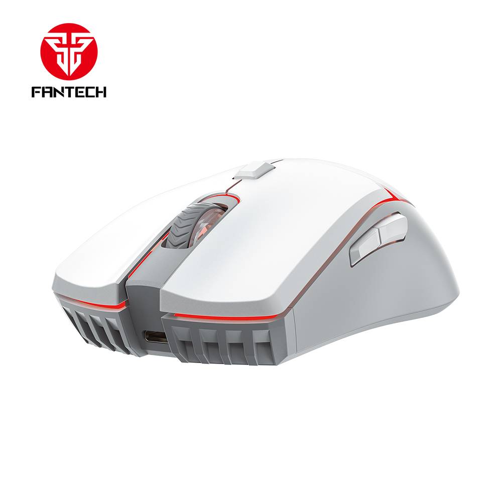 MOUSE | FANTECH | CRYPTO | WGC3 | GAMING | BLANCO