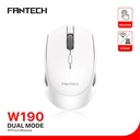MOUSE | FANTECH GO | W190D | INALAMBRICO | BLANCO