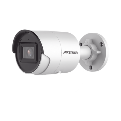 CAMARA BULLET | IP | DS-2CD2043G2-IU(2.8MM) | 4 MP | 2.8 MM | 30 MTS IR EXIR | H.265+ | WDR 120 DB | IP67 | POE | ACUSENSE