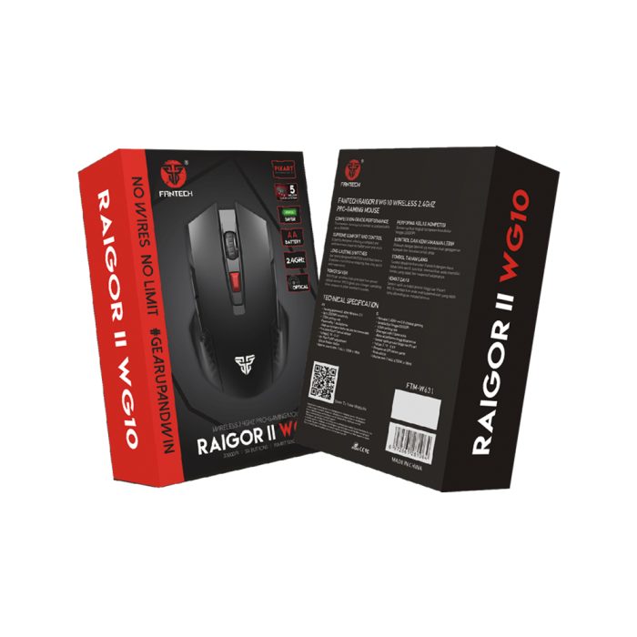 MOUSE | FANTECH | RAIGOR II | WG10 | GAMING | GRIS