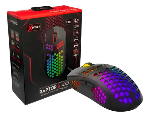 MOUSE | FANTECH | RAPTOR X | UX2 | NEGRO