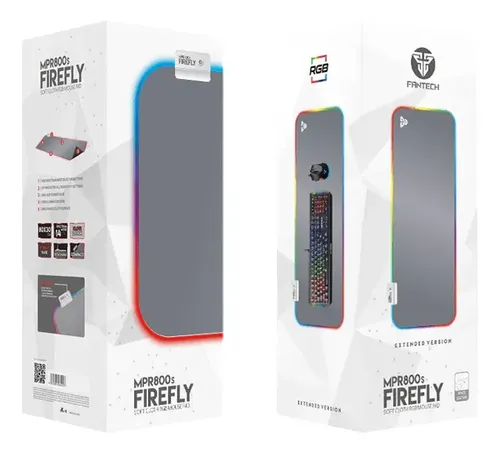 MOUSE PAD | FANTECH | FIREFLY | MPR800S | EXTENDED | 800X300MM | BLANCO